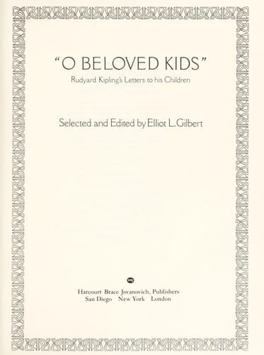 Tapa de "O beloved kids"
