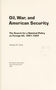 Tapa de Oil, war, and American security