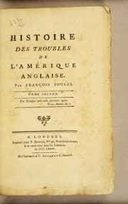 Tapa de Histoire des troubles de l'Amérique Anglaise