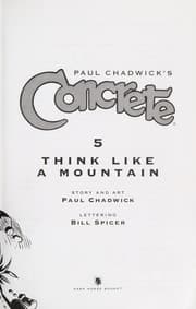 Tapa de Paul Chadwick's Concrete