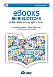 Tapa de E-Books en bibliotecas : gestión, tratamiento y aplicaciones - 1. edición.