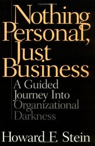 Tapa de Nothing Personal, Just Business