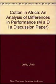 Tapa de Cotton in Africa : an analysis of differences in performance