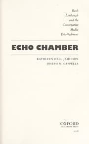 Tapa de Echo chamber