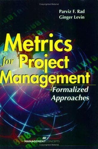 Tapa de Metrics for Project Management