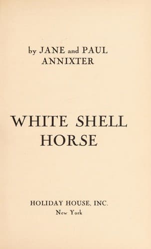 Tapa de White shell horse