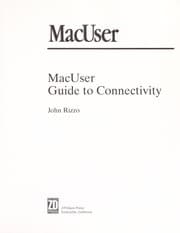Tapa de MacUser guide to connectivity