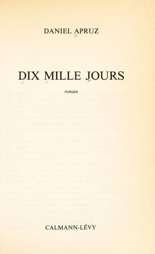 Tapa de Dix mille jours