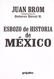 Tapa de Esbozo de historia de México