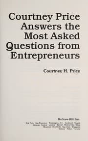 Tapa de Courtney Price answers the most asked questions from entrepreneurs