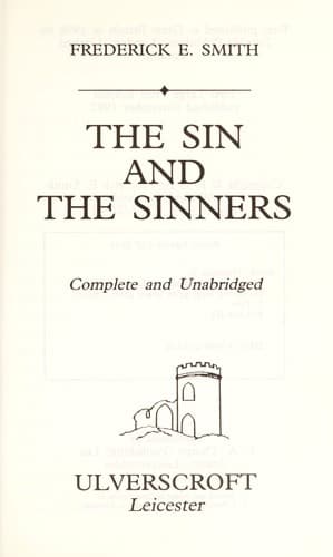 Tapa de The Sin and the Sinners