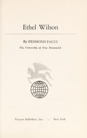 Tapa de Ethel Wilson