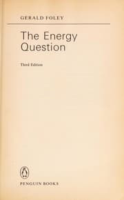 Tapa de The energy question