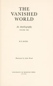 Tapa de The Vanished World, An autobiography