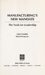 Tapa de Manufacturing's new mandate