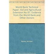 Tapa de Aid and agricultural extension : evidence from the World Bank and other donors
