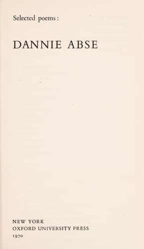 Tapa de Selected poems.