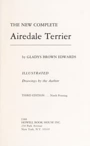 Tapa de The new complete Airedale terrier