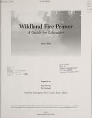 Tapa de Wildland fire primer