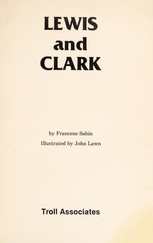 Tapa de Lewis and Clark