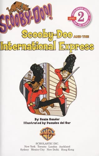 Tapa de Scooby-Doo and the international express