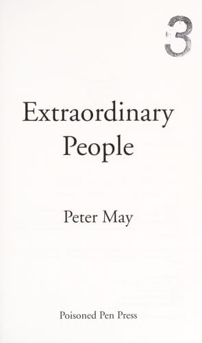 Tapa de Extraordinary people