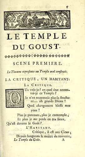 Tapa de Le temple du goust