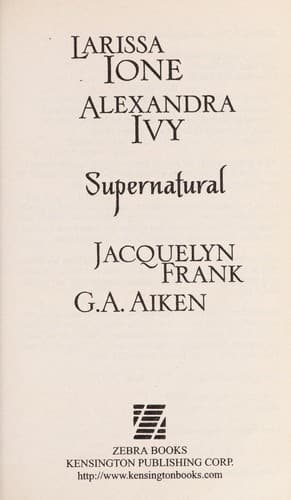 Tapa de Supernatural