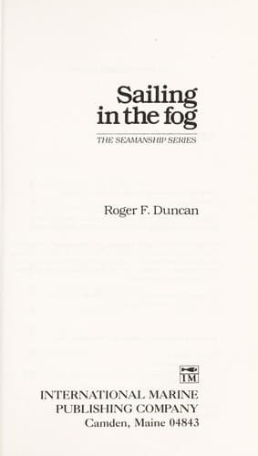 Tapa de Sailing in the fog