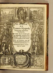 Tapa de Le Miroir // de la // Tyrannie Espagnole // Perpetree aux Indes // Occidentales