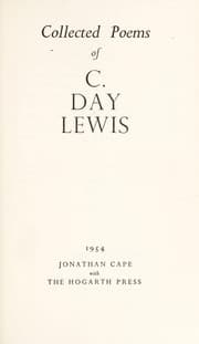 Tapa de Colected poems of C. Day Lewis