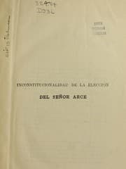 Tapa de Inconstitucionalidad de la eleccio n presidencial del sen or Aniceto Arce ...