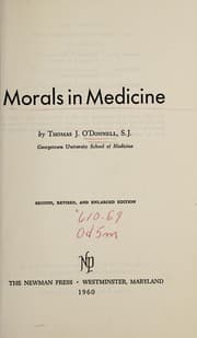 Tapa de Morals in medicine