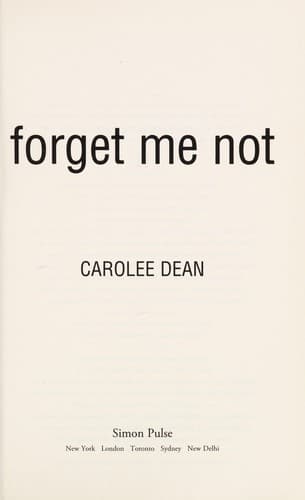 Tapa de Forget me not