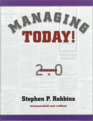 Tapa de Managing Today! (2nd Edition)