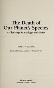 Tapa de The death of our planet's species