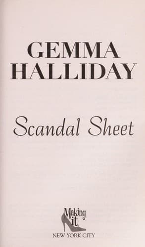 Tapa de Scandal sheet