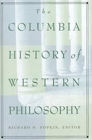 Tapa de The Columbia History of Western Philosophy