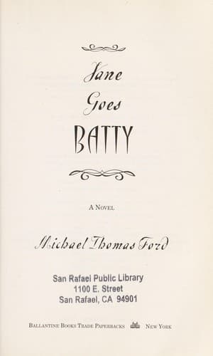 Tapa de Jane goes batty