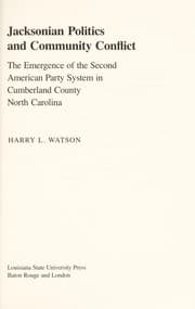 Tapa de Jacksonian politics and community conflict