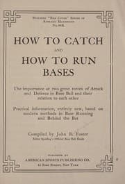 Tapa de How to catch and how to run bases ...
