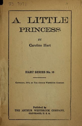 Tapa de A little princess
