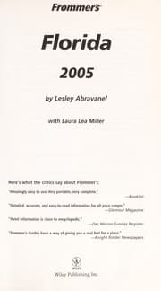 Tapa de Frommer's Florida 2005