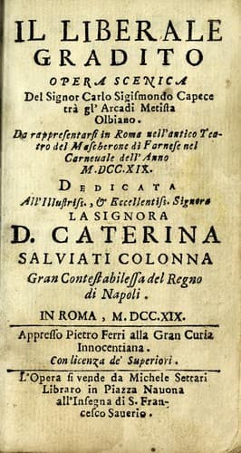 Tapa de Il liberale gradito