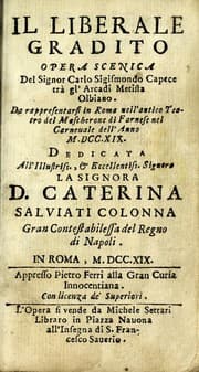 Tapa de Il liberale gradito