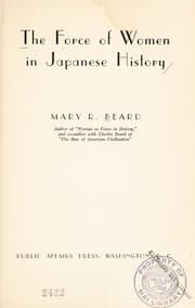 Tapa de The force of women in Japanese history