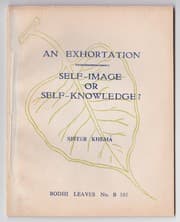 Tapa de An Exhortation. Self-Image or Self-Knowledge?