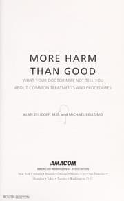 Tapa de More harm than good