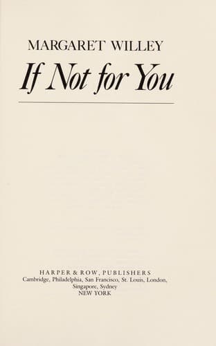 Tapa de If not for you