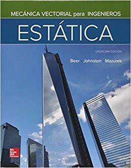 Tapa de Mecánica vectorial para ingenieros: estática - 11 edición